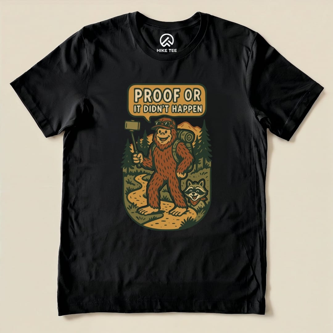 Hike Tee T-Shirt Black / S Proof Shirt