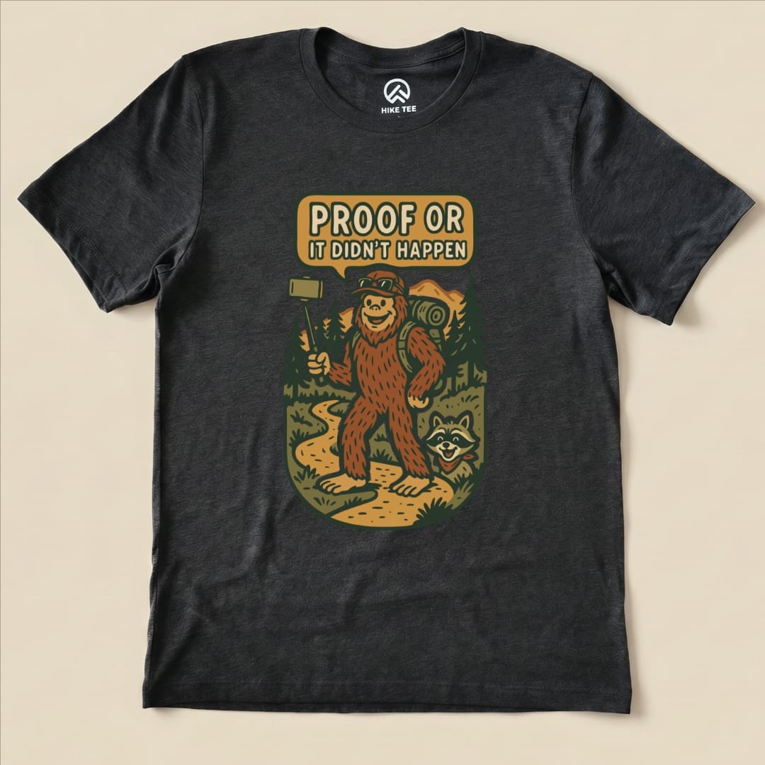 Hike Tee T-Shirt Dark Grey Heather / S Proof Shirt