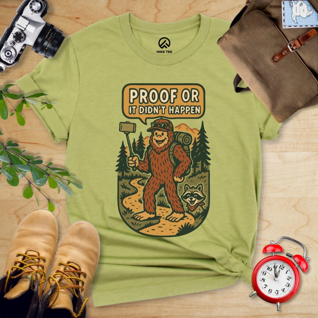 Hike Tee T-Shirt Heather Green / S Proof Shirt