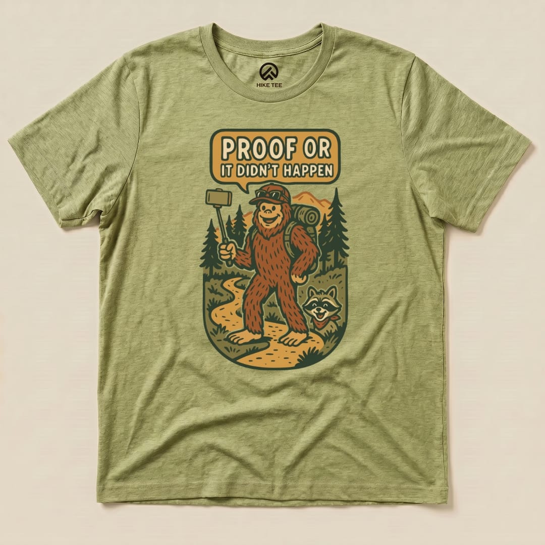 Hike Tee T-Shirt Heather Green / S Proof Shirt