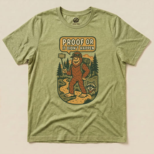 Hike Tee T-Shirt Heather Green / S Proof Shirt