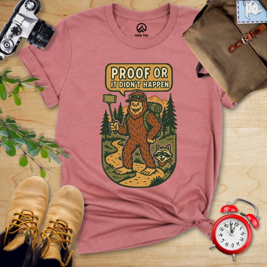Hike Tee T-Shirt Heather Mauve / S Proof Shirt