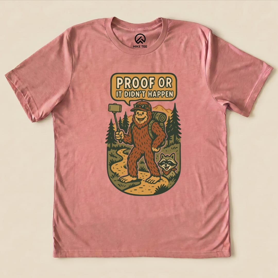 Hike Tee T-Shirt Heather Mauve / S Proof Shirt