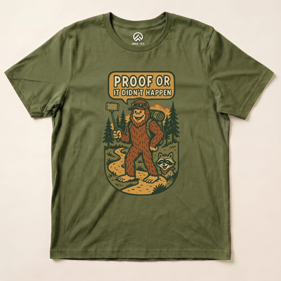 Hike Tee T-Shirt Military Green / S Proof Shirt
