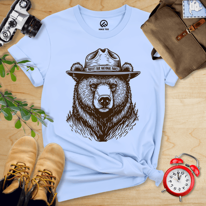 Hike Tee T-Shirt Baby Blue / S Protect National Parks Shirt