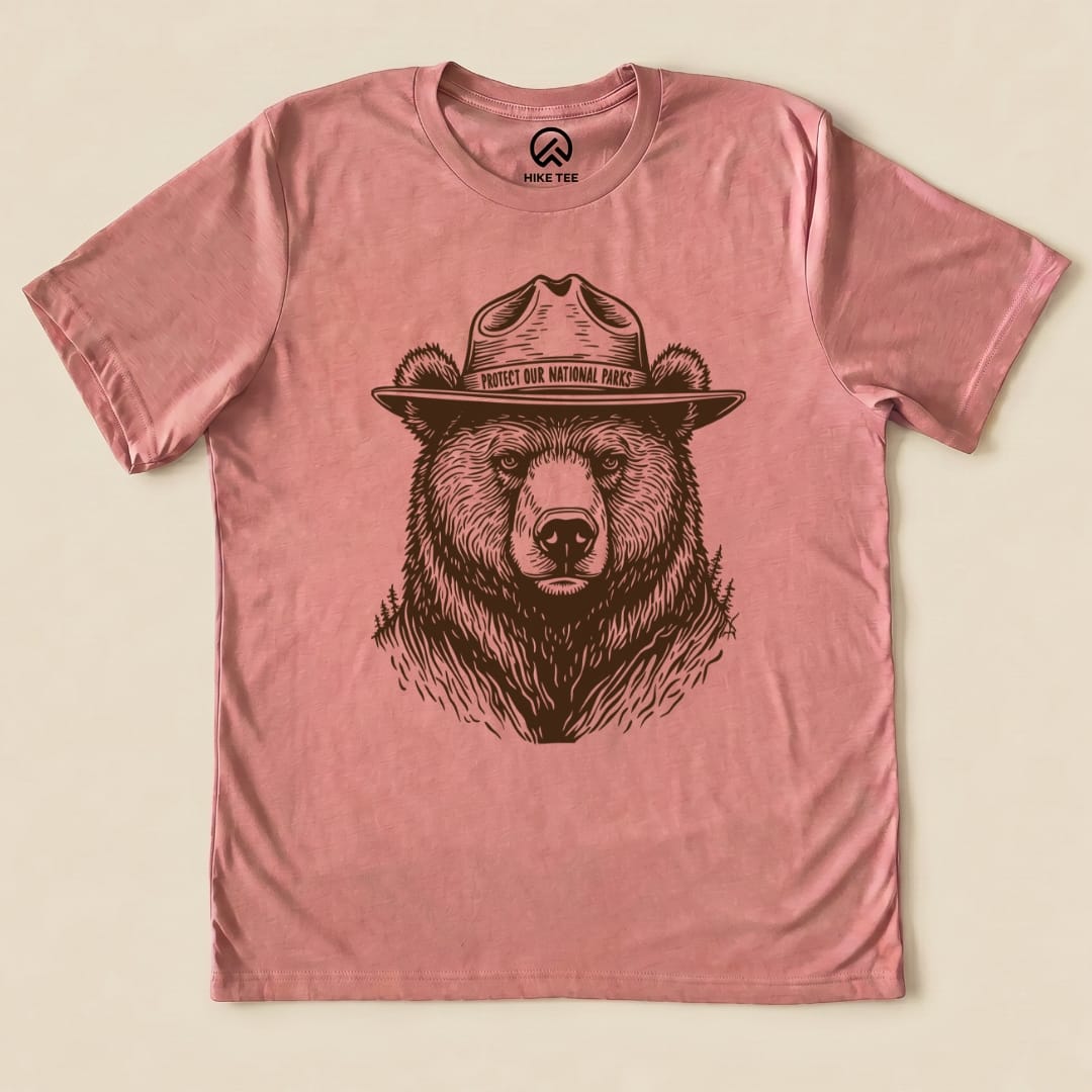 Protect National Parks Shirt Hike Tee T-Shirt Heather Mauve / S