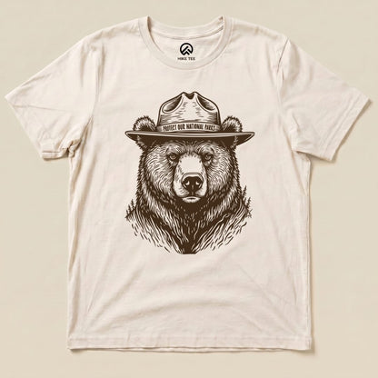 Protect National Parks Shirt Hike Tee T-Shirt Natural / S