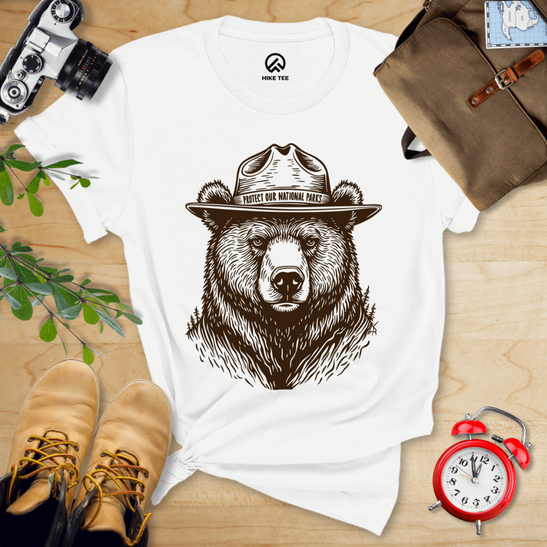 Hike Tee T-Shirt White / S Protect National Parks Shirt