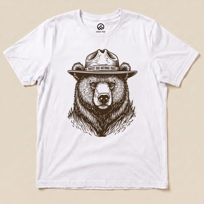 Protect National Parks Shirt Hike Tee T-Shirt White / S