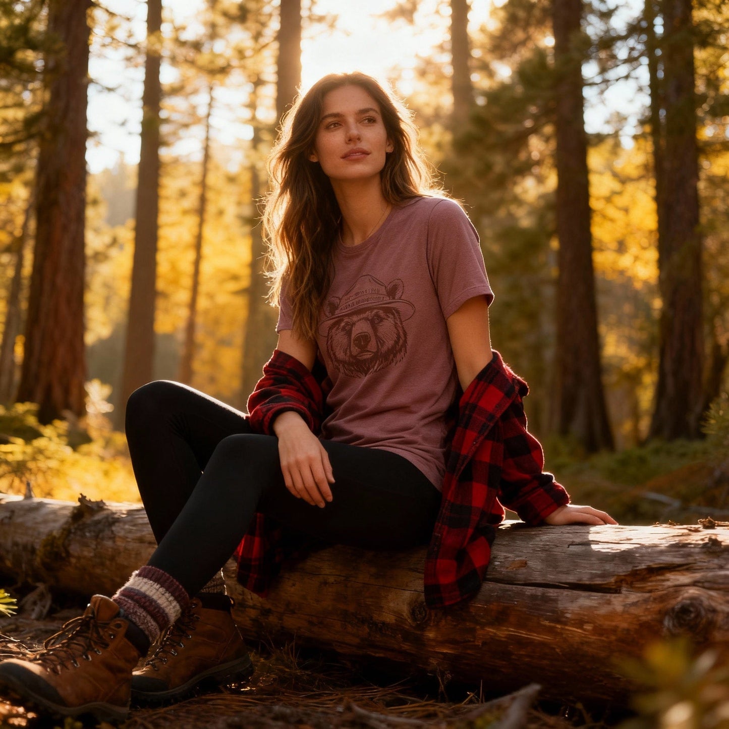 Hike Tee T-Shirt Protect Our National Parks Bear Shirt