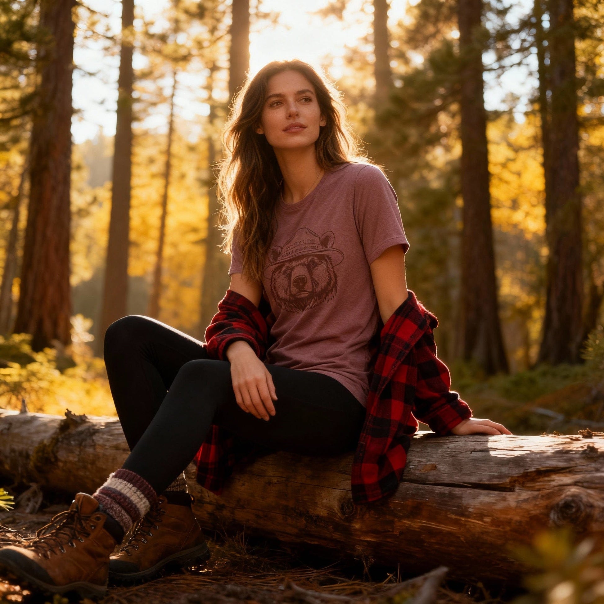 Hike Tee T-Shirt Protect Our National Parks Bear Shirt