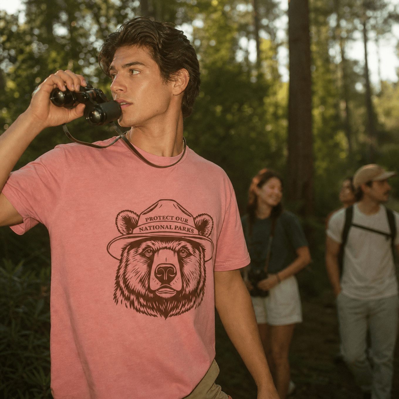 Protect Our National Parks Bear Shirt Hike Tee T-Shirt