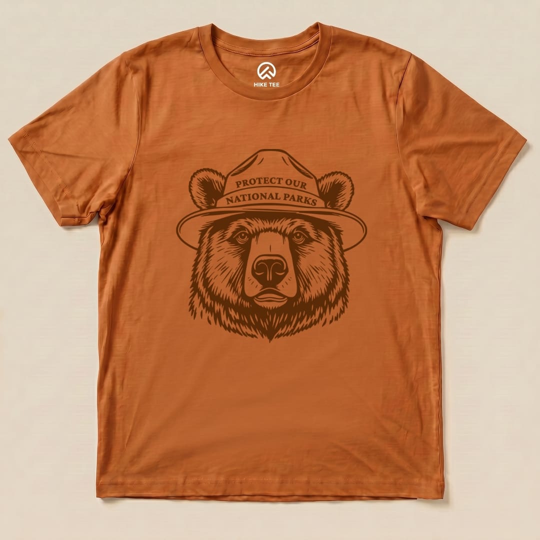 Hike Tee T-Shirt Autumn / S Protect Our National Parks Bear Shirt