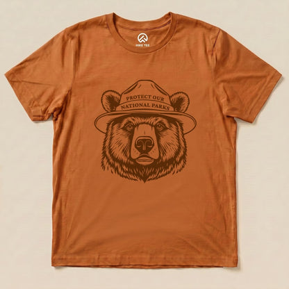 Hike Tee T-Shirt Autumn / S Protect Our National Parks Bear Shirt