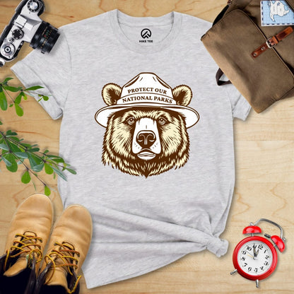 Hike Tee T-Shirt Athletic Heather / S Protect Our National Parks Shirt