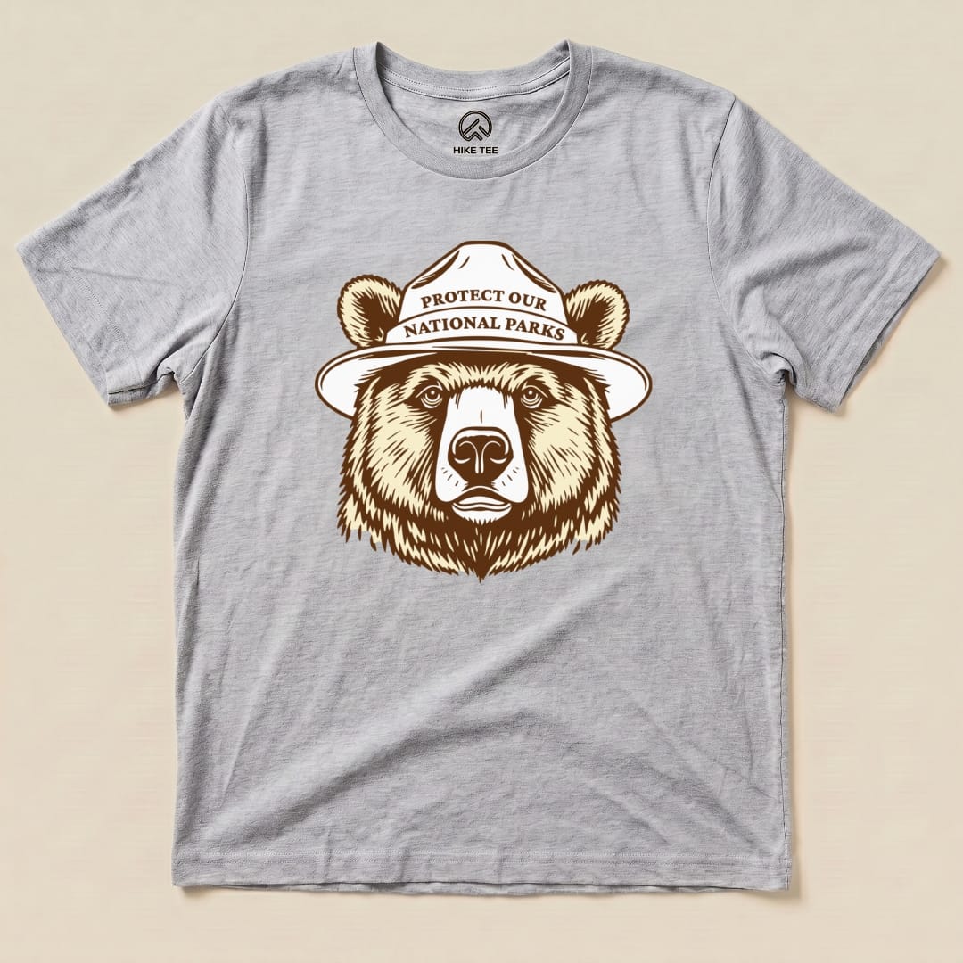 Hike Tee T-Shirt Athletic Heather / S Protect Our National Parks Shirt