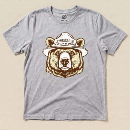Hike Tee T-Shirt Athletic Heather / S Protect Our National Parks Shirt