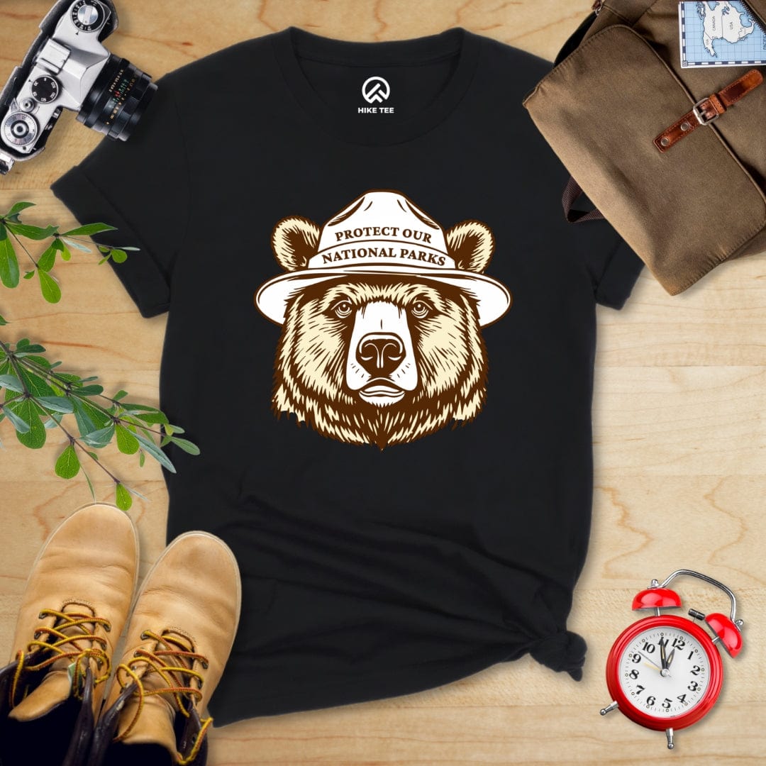 Hike Tee T-Shirt Black / S Protect Our National Parks Shirt