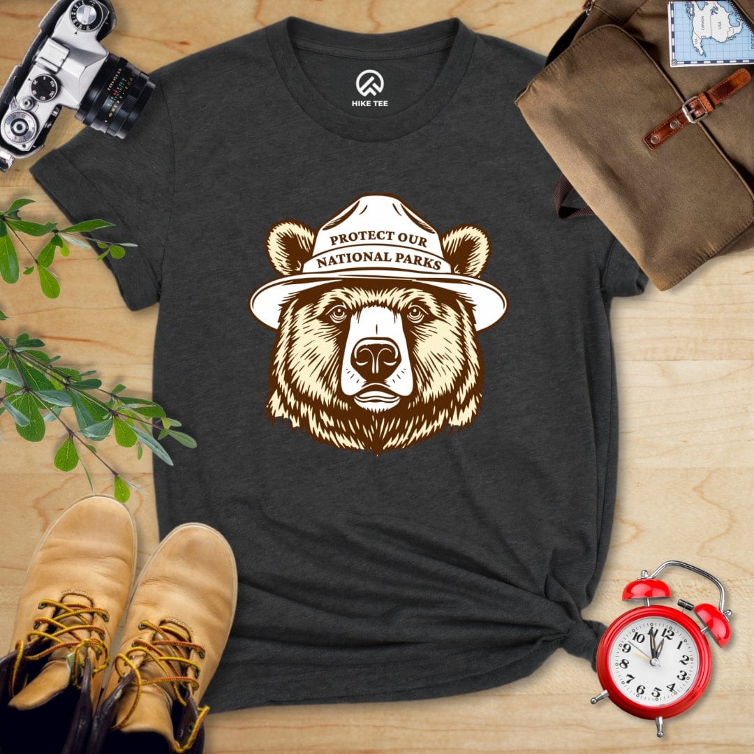 Hike Tee T-Shirt Dark Grey Heather / S Protect Our National Parks Shirt