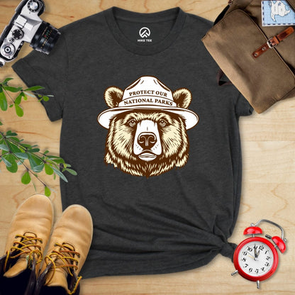 Hike Tee T-Shirt Dark Grey Heather / S Protect Our National Parks Shirt