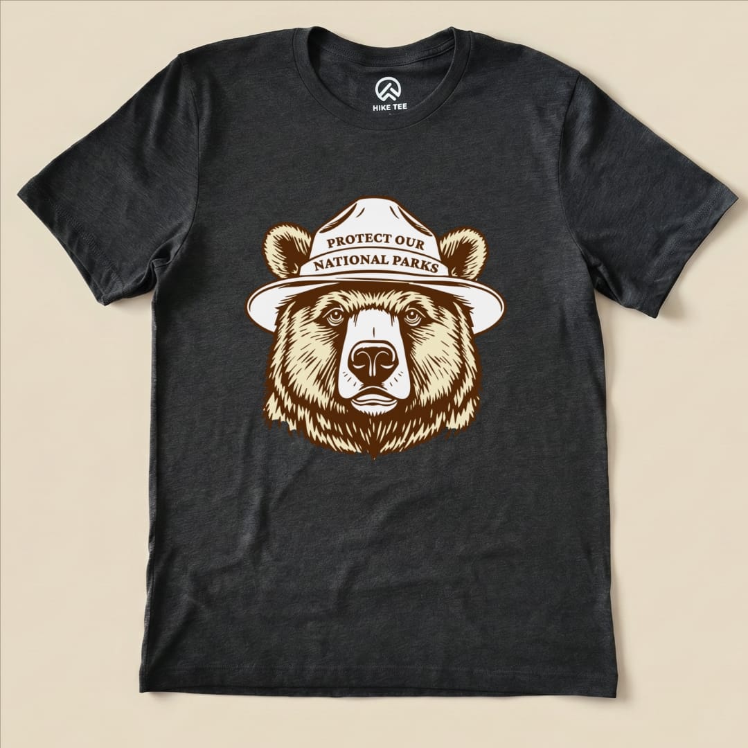 Hike Tee T-Shirt Dark Grey Heather / S Protect Our National Parks Shirt