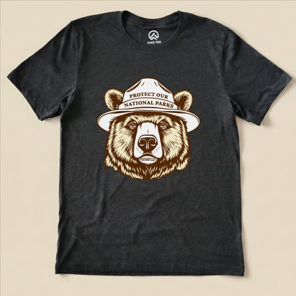 Hike Tee T-Shirt Dark Grey Heather / S Protect Our National Parks Shirt