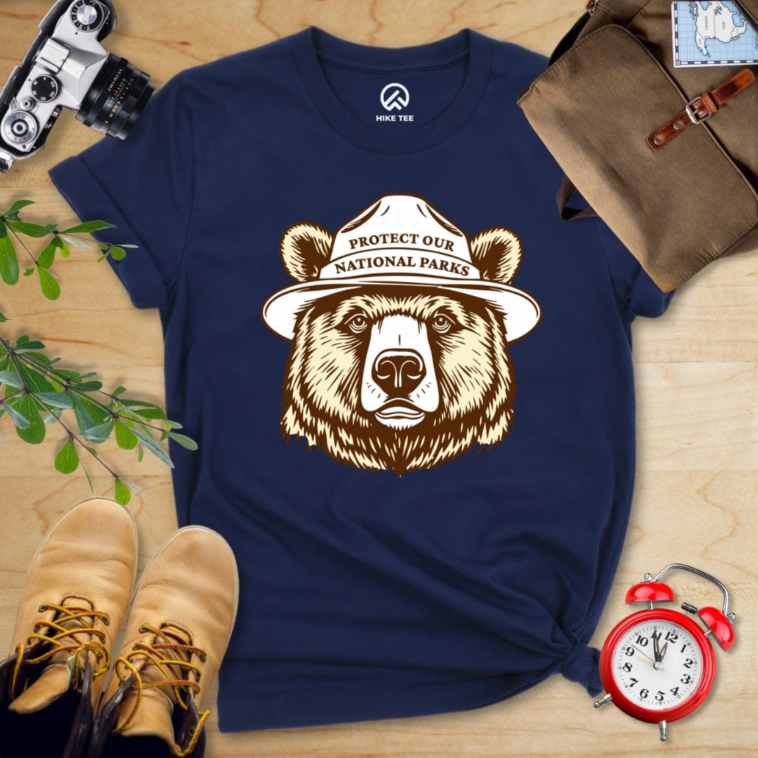 Hike Tee T-Shirt Navy / S Protect Our National Parks Shirt