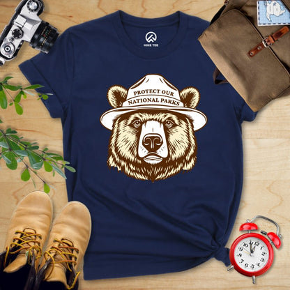 Hike Tee T-Shirt Navy / S Protect Our National Parks Shirt