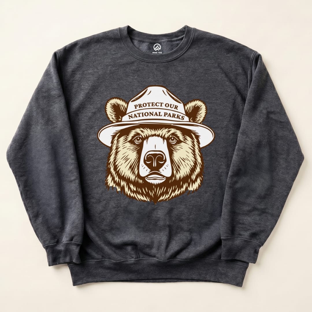 Protect Our NP Sweatshirt Hike Tee Sweatshirt Dark Heather / S