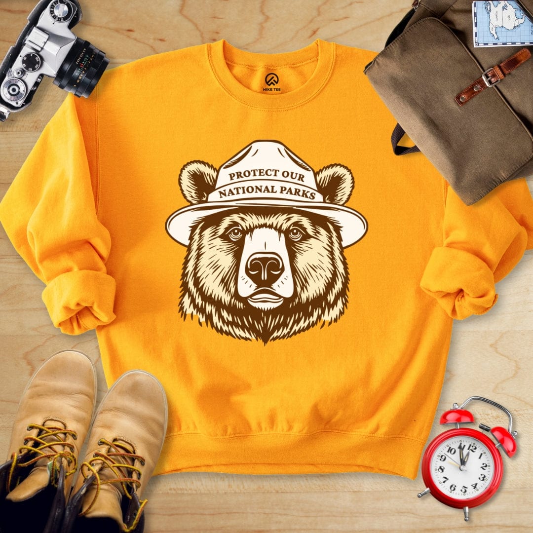 Hike Tee Sweatshirt Gold / S Protect Our NP Sweatshirt