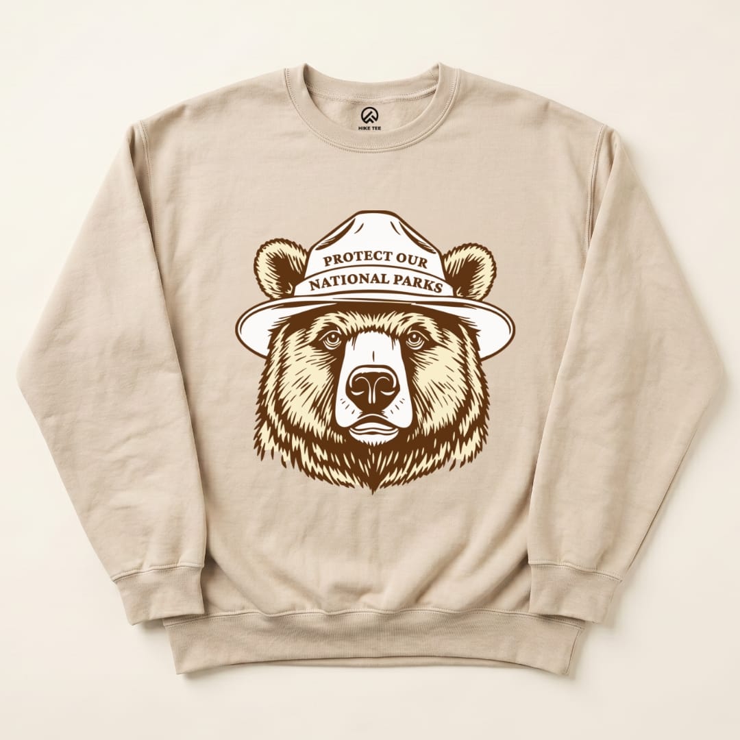 Protect Our NP Sweatshirt Hike Tee Sweatshirt Sand / S