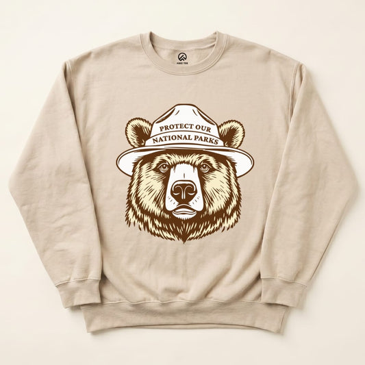 Protect Our NP Sweatshirt Hike Tee Sweatshirt Sand / S