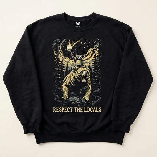 Protect the Forests Sweatshirt Printify Sweatshirt Black / S