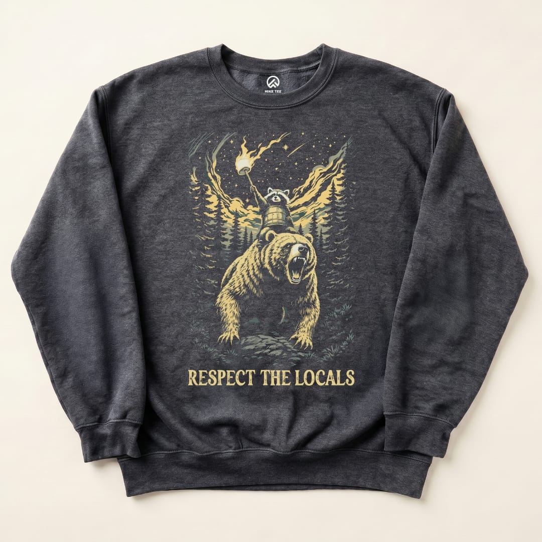 Protect the Forests Sweatshirt Printify Sweatshirt Dark Heather / S