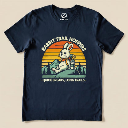 Rabbit Long Trails Shirt Hike Tee T-Shirt Navy / S