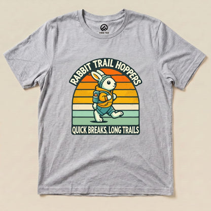 Rabbit Trail Hoppers Retro Shirt Hike Tee T-Shirt Athletic Heather / S