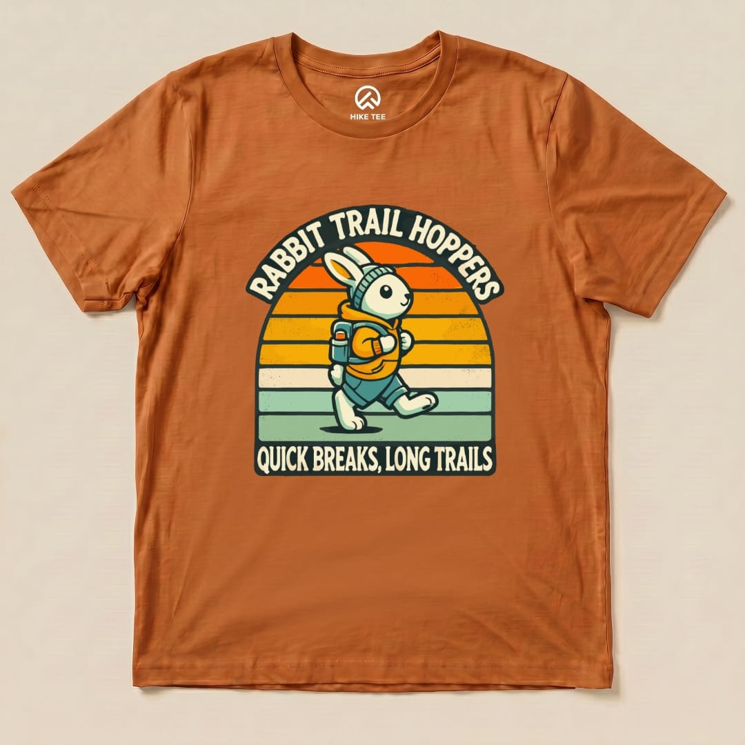 Rabbit Trail Hoppers Retro Shirt Hike Tee T-Shirt Autumn / S