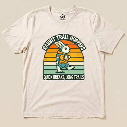 Rabbit Trail Hoppers Retro Shirt Hike Tee T-Shirt Natural / S