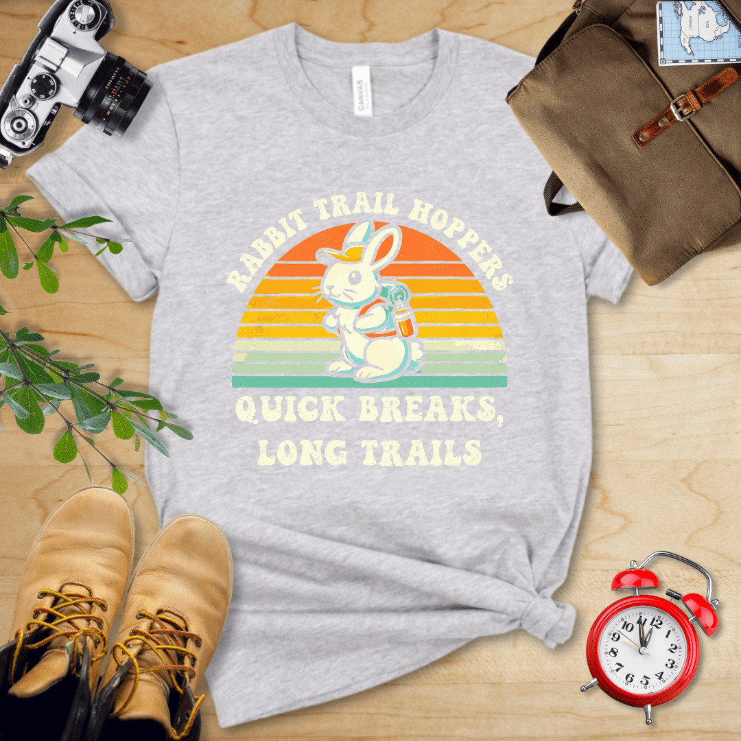 Hike Tee T-Shirt Athletic Heather / S Rabbit Trail Hoppers Shirt