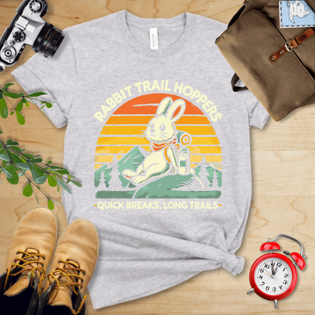 Hike Tee T-Shirt Athletic Heather / S Rabbit Trail Hoppers Shirt