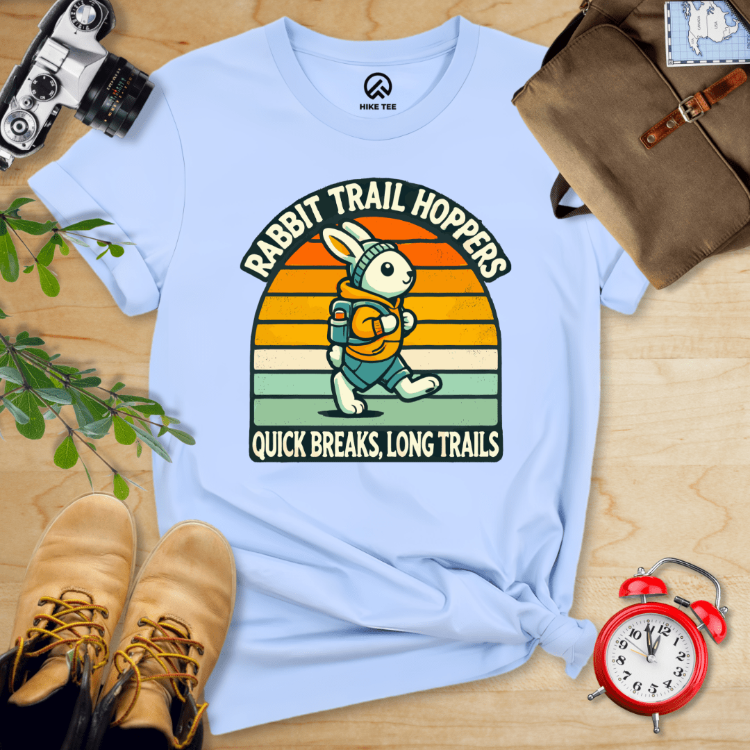 Hike Tee T-Shirt Baby Blue / S Rabbit Trail Hoppers Shirt
