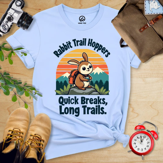 Hike Tee T-Shirt Baby Blue / S Rabbit Trail Hoppers Shirt