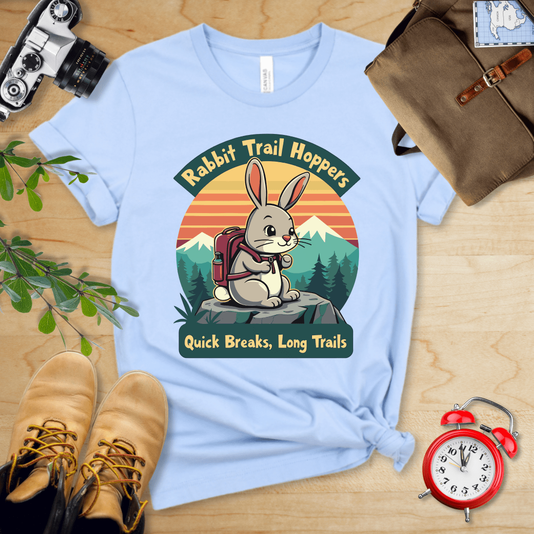 Hike Tee T-Shirt Baby Blue / S Rabbit Trail Hoppers Shirt