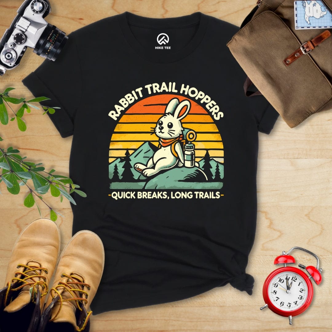 Hike Tee T-Shirt Black / S Rabbit Trail Hoppers Shirt
