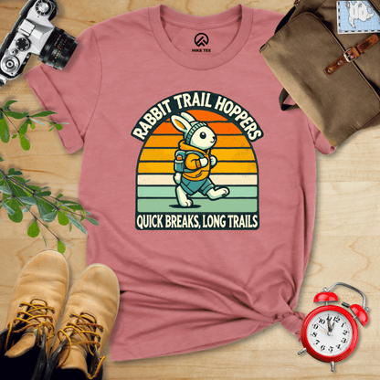 Hike Tee T-Shirt Heather Mauve / S Rabbit Trail Hoppers Shirt
