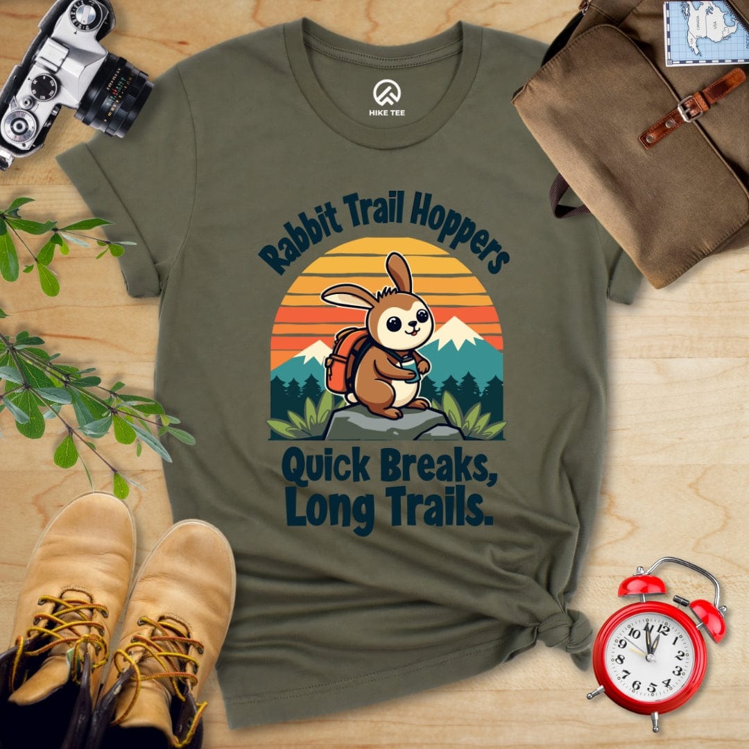 Hike Tee T-Shirt Military Green / S Rabbit Trail Hoppers Shirt