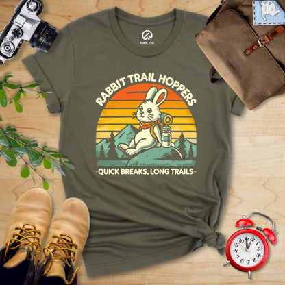 Hike Tee T-Shirt Military Green / S Rabbit Trail Hoppers Shirt