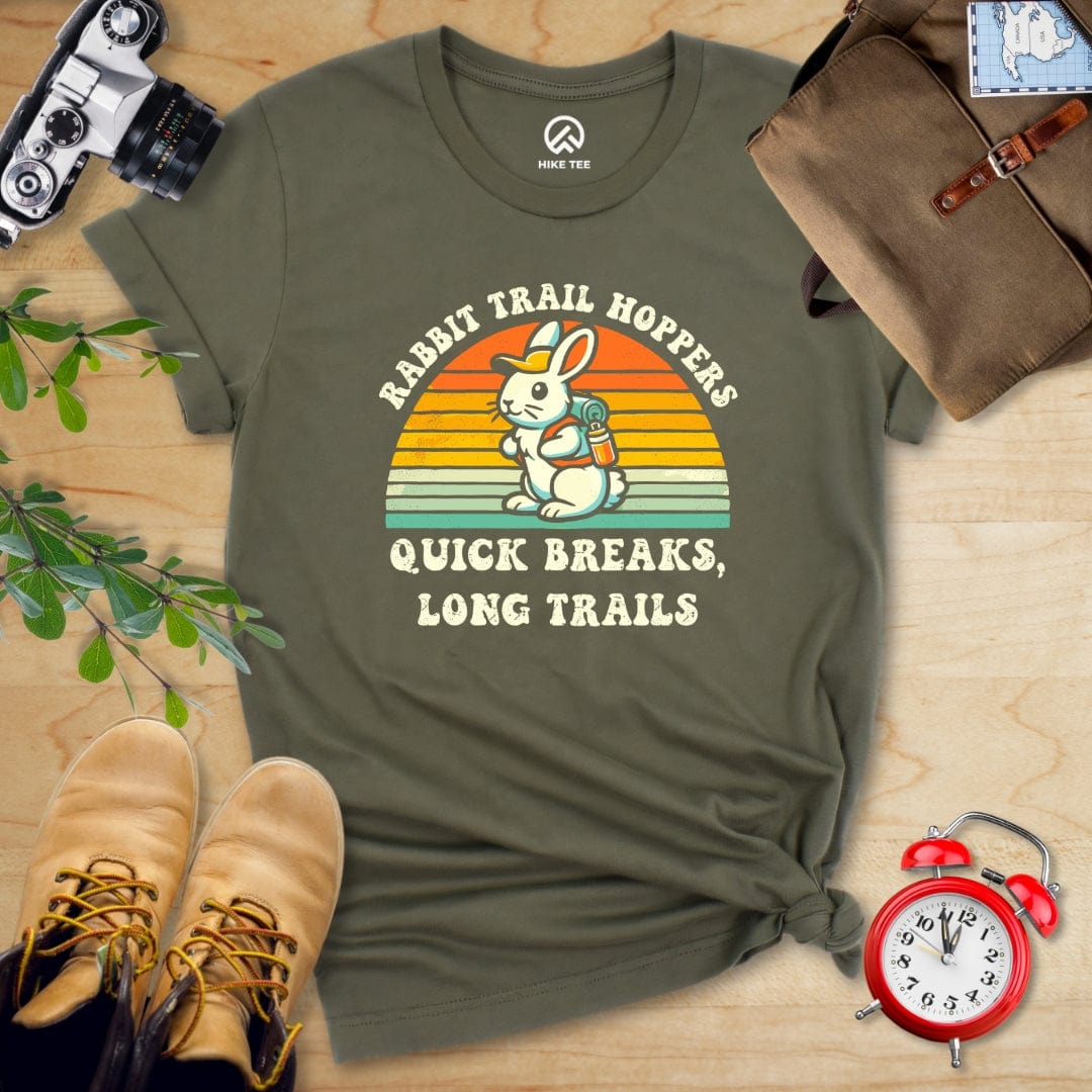 Hike Tee T-Shirt Military Green / S Rabbit Trail Hoppers Shirt