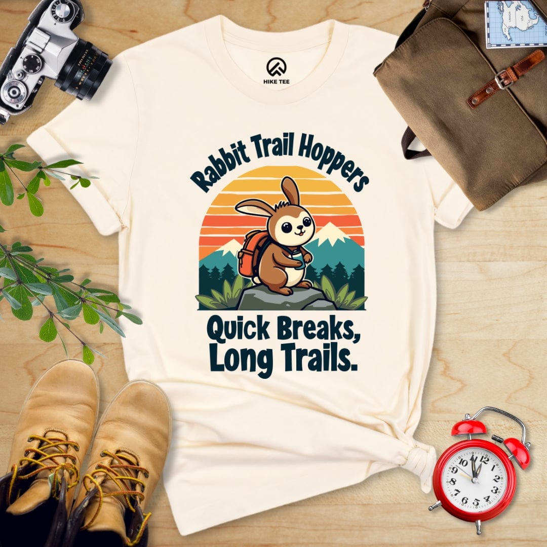 Hike Tee T-Shirt Natural / S Rabbit Trail Hoppers Shirt