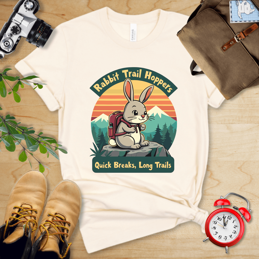 Hike Tee T-Shirt Natural / S Rabbit Trail Hoppers Shirt